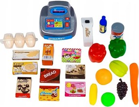 MULTISTORE Supermarket pre deti s pokladňou, skenerom a vozíkom