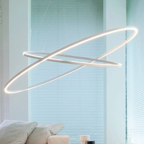 Nemo Ellisse Double závesná lampa 2 700 K hliník