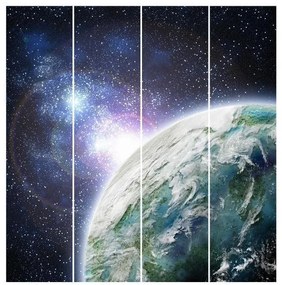 MANUFACTURER -  Súprava posuvnej záclony - Galaxy Light - 4 panely