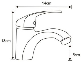 Mexen Fabia DF05 sprchová sada, chrómová, 746504DF05-00