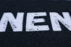 Mercury Flooring, Rohožka Kľúč podo mnou nenájdeš 40x60 cm, 40x60, čiernobiela