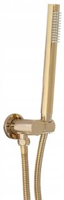 Rea Lungo Miler, podomietkový sprchový set s hornou dažďovou hlavicou, zlatá lesklá, REA-P6714