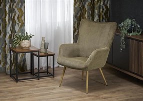 Kreslo Amario (olivová). Vlastná spoľahlivá doprava až k Vám domov. 1092496