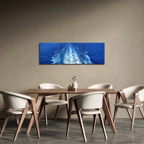Obraz - More (s hodinami) (90x30 cm)