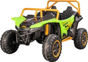 LEAN CARS Buggy Arctic Cat WILDCAT XX 24V14AH akumulátorové vozidlo Zelená