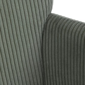 Relaxačné kreslo s podnožkou L7285 GRN6, zelené