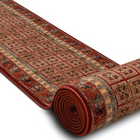 Behúň KASHQAI 4301/300 terakota / zelený