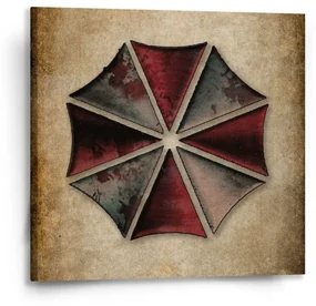 Sablio Obraz Resident Evil Umbrella Corporation Vintage - 50x50 cm
