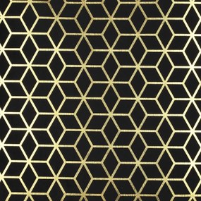 Eglo 420078 - Dekoračný vankúš SINGU 45x45 cm čierna/zlatá