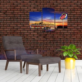 Obraz - Večerný bar (90x60 cm)