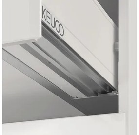 Kúpeľňová skrinka pod umývadlo KEUCO X-Line lesklá biela 120 x 60,5 x 49 cm 33183300000