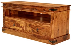 furniture-nabytek.cz - TV stolík drevený z masívu palisander 120x45x55