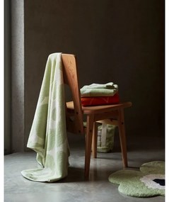 Kúpeľňová predložka Unikko 73x74, zeleno-biela