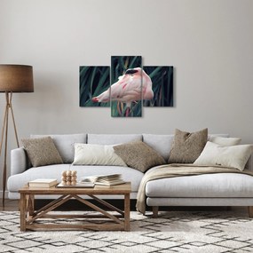 Obraz - Plameniak (90x60 cm)