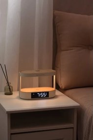 Immax 09111L - LED stmievateľná stolná lampa s budíkom a nabíjačkou, trojitá dokovacia stanica LED/1,5W/5V