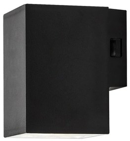 Rabalux 77156 vonkajšie nástenné LED svietidlo Urfa, 9W, IP65, čierna, 11,5 cm