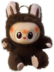 Plyšová figúrka v štýle LABUBU monster - hnědá