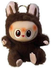 Plyšová figúrka v štýle LABUBU monster - hnědá