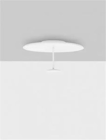 LED stmievateľné biele dizajnové stropné svietidlo Nima 60