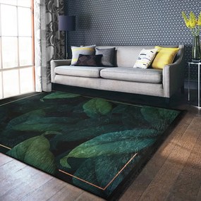 Prateľný koberec v petrolejovej farbe 160x230 cm Unique – Mila Home