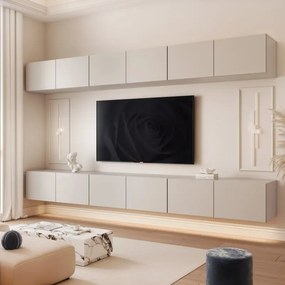 Závesná TV zostava Dorothy kašmír 300 cm