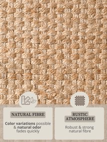 Hanse Home, Behúň Handloom 106335 Fjord Natural Gold, 80x200, béžová, chodba / predsieň