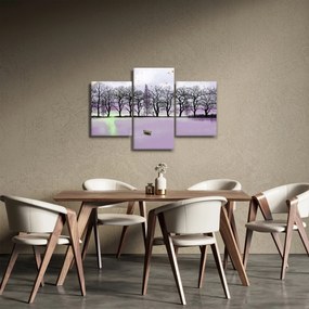 Obraz - Pramice na jazere (90x60 cm)