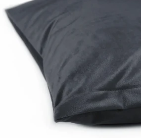 Biante Zamatová obliečka na vankúš Velvet Prémium SVP-004 Antracitovo sivá 70 x 90 cm
