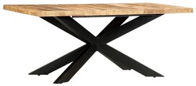 Jedálenský stôl 180x90x76 cm surový mangovníkový masív