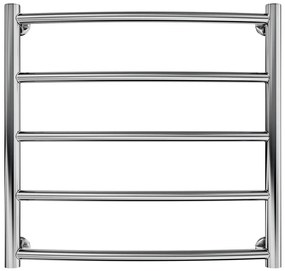 Kúpeľňový rebríkový radiátor CLASSIC 102W/230V 50x53 cm nerez/lesklý chróm