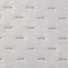 Biely dekoračný prehoz na posteľ s prešívaním Šírka: 170 cm | Dĺžka: 210 cm