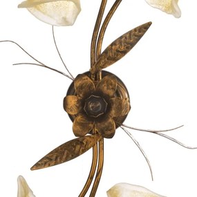 ONLI - Stropné svietidlo ALGA 4xE14/6W/230V bronzová