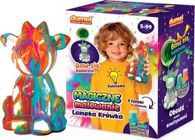 Magické maľovanie – Lampička Kravička | Kreatívna sada na výrobu lampy