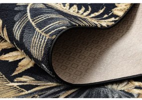 Protišmykový behúň MONSTERA Listy zlatý - Výpredaj