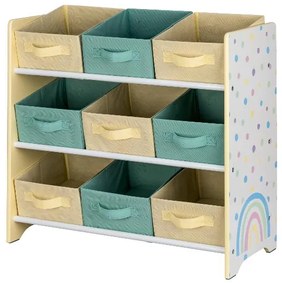 Livarno home Regál do detskej izby (dúhový/žltý)  (100384983)