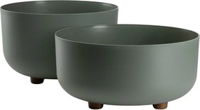 PLASTOVÝ KVETINÁČ TERRA 27X17 CM MÄTOVÁ