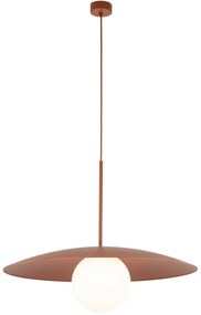 Luster na lanku SLATE 1xE27/15W/230V pr. 65 cm tehlová