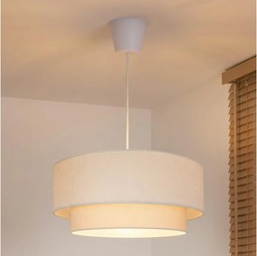 Brilagi - LED luster BOHO ECO na lane 1xE27/10W/230V pr. 40 cm krémový