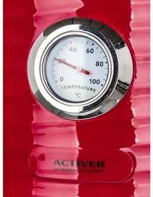 Activer Dvojstenná rýchlovarná kanvica Jumper 1,7 l, červená