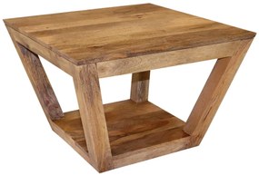 furniture-nabytek.cz - Konferenčný stôl s úložným priestorom z mangového dreva 60x40x60