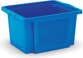 Modrý plastový úložný box 42x35x23 cm H-Box S – KIS