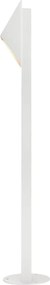 Nordlux Biela záhradná lampa Pontio pre žiarovku GU10 85cm 2218208001