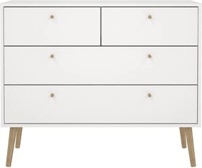 Komoda Boazy 98 cm bílá