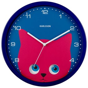 Detské hodiny ø 31 cm Peekaboo Cat – Karlsson