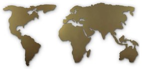 Nástenná mapa 120x60 cm Silhouette – Bystag