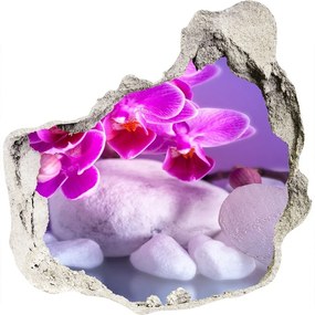 Fototapeta diera na stenu 3D Orchidea a srdce nd-p-82482729