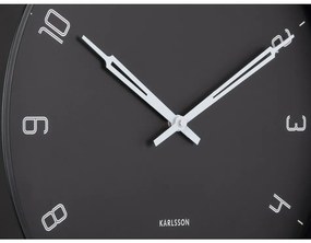 Karlsson 5950BK dizajnové nástenné hodiny 40 cm