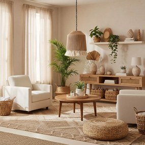 Toolight Toolight, stropné svietidlo 30cm, 1xE27, APP1734-1CP, čierna-hnedá, OSW-04044