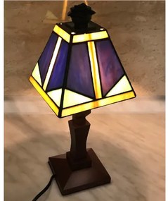 Vitrážová lampa Tiffany WOOD 30*13