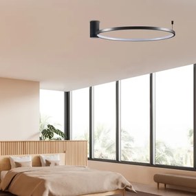 LED Stropné svietidlo NOEMI LED/20W/230V 4000K pr. 50 cm čierna